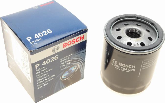 BOSCH 0 451 104 026 - Filtru ulei aaoparts.ro