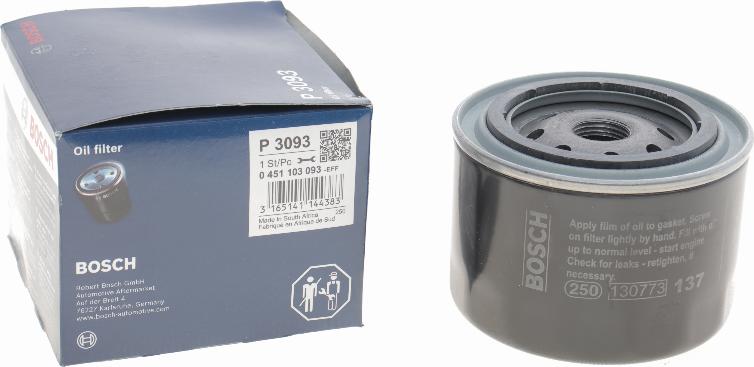 BOSCH 0 451 103 093 - Filtru ulei aaoparts.ro