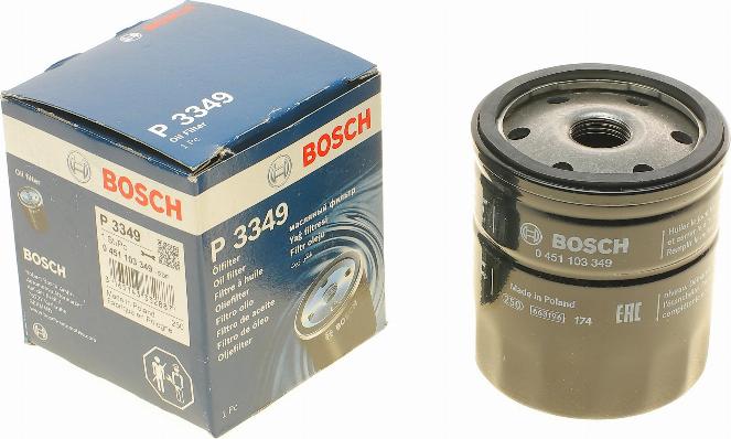 BOSCH 0 451 103 349 - Filtru ulei aaoparts.ro