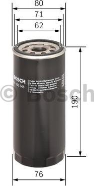 BOSCH 0 451 103 348 - Filtru ulei aaoparts.ro