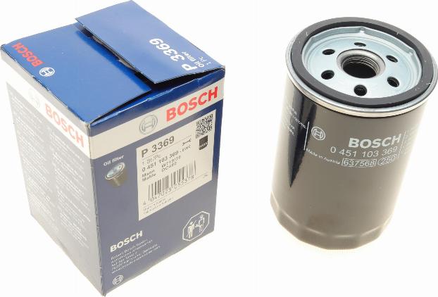 BOSCH 0 451 103 369 - Filtru ulei aaoparts.ro