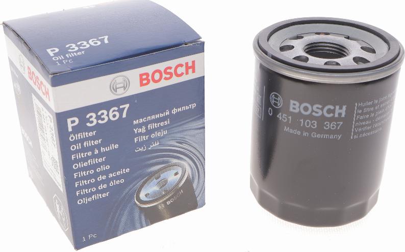 BOSCH 0 451 103 367 - Filtru ulei aaoparts.ro