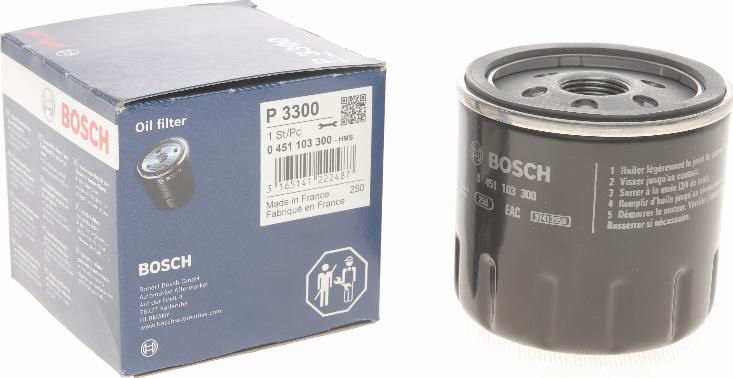 BOSCH 0 451 103 300 - Filtru ulei aaoparts.ro