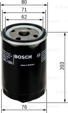 BOSCH 0 451 103 338 - Filtru ulei aaoparts.ro