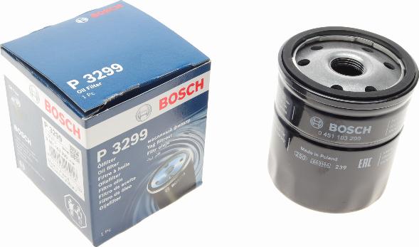 BOSCH 0 451 103 299 - Filtru ulei aaoparts.ro