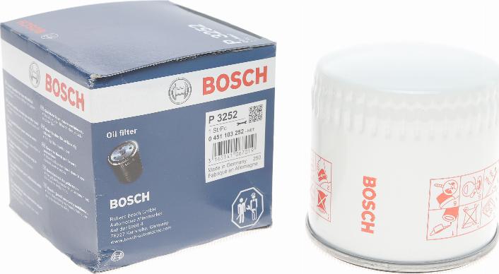 BOSCH 0 451 103 252 - Filtru ulei aaoparts.ro