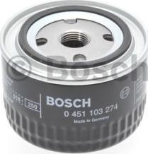 BOSCH 0 451 103 274 - Filtru ulei aaoparts.ro