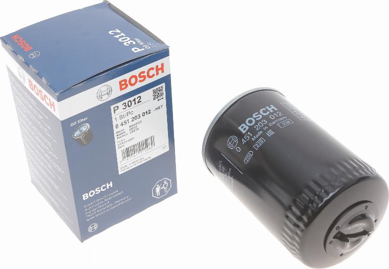 BOSCH 0 451 203 012 - Filtru ulei aaoparts.ro