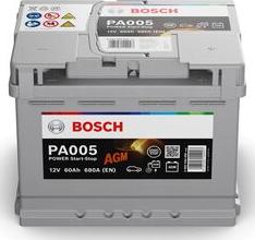 BOSCH 0 092 PA0 050 - Baterie de pornire aaoparts.ro