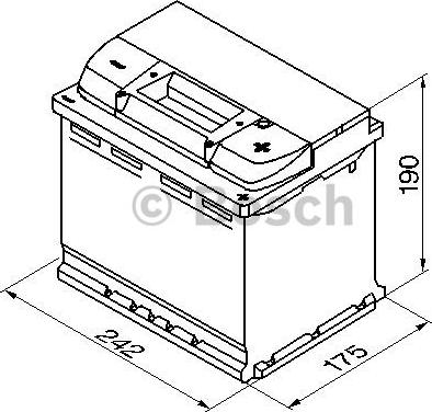 BOSCH 0 092 S40 050 - Baterie de pornire aaoparts.ro