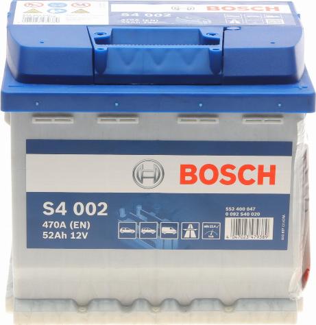 BOSCH 0092S40020 - Baterie de pornire aaoparts.ro