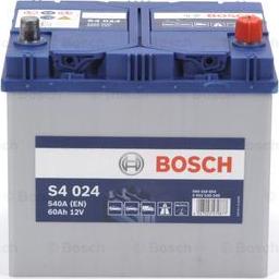 BOSCH 0092S40240 - Baterie de pornire aaoparts.ro