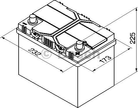 BOSCH 0 092 S40 240 - Baterie de pornire aaoparts.ro