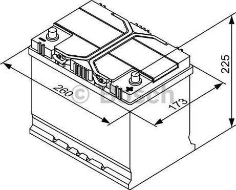 BOSCH 0 092 S40 260 - Baterie de pornire aaoparts.ro