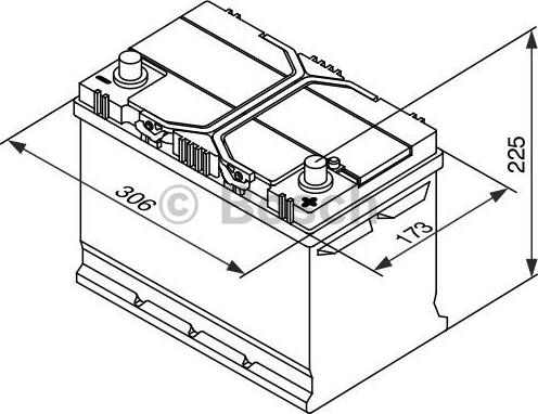 BOSCH 0 092 S40 280 - Baterie de pornire aaoparts.ro