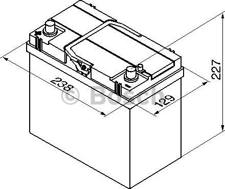 BOSCH 0 092 S40 230 - Baterie de pornire aaoparts.ro