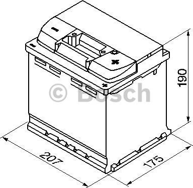 BOSCH 0 092 S50 020 - Baterie de pornire aaoparts.ro