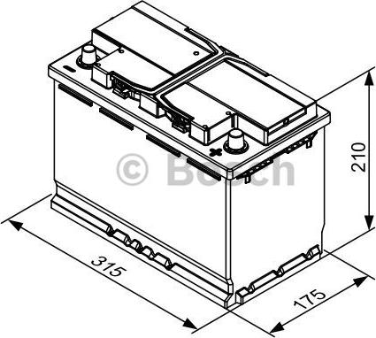 BOSCH 0 092 T30 320 - Baterie de pornire aaoparts.ro