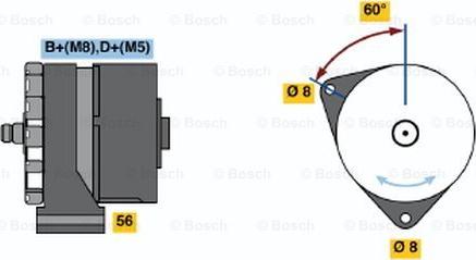 BOSCH 0 120 469 782 - Generator / Alternator aaoparts.ro