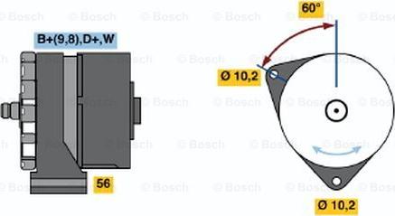 BOSCH 0 120 489 469 - Generator / Alternator aaoparts.ro