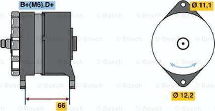 BOSCH 0 120 489 134 - Generator / Alternator aaoparts.ro