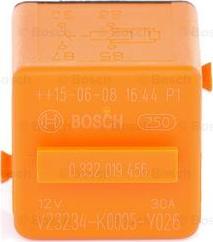 BOSCH 0 332 019 456 - Releu, curent alimentare aaoparts.ro