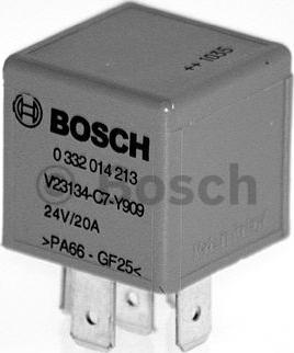 BOSCH 0 332 014 213 - Releu, curent alimentare aaoparts.ro