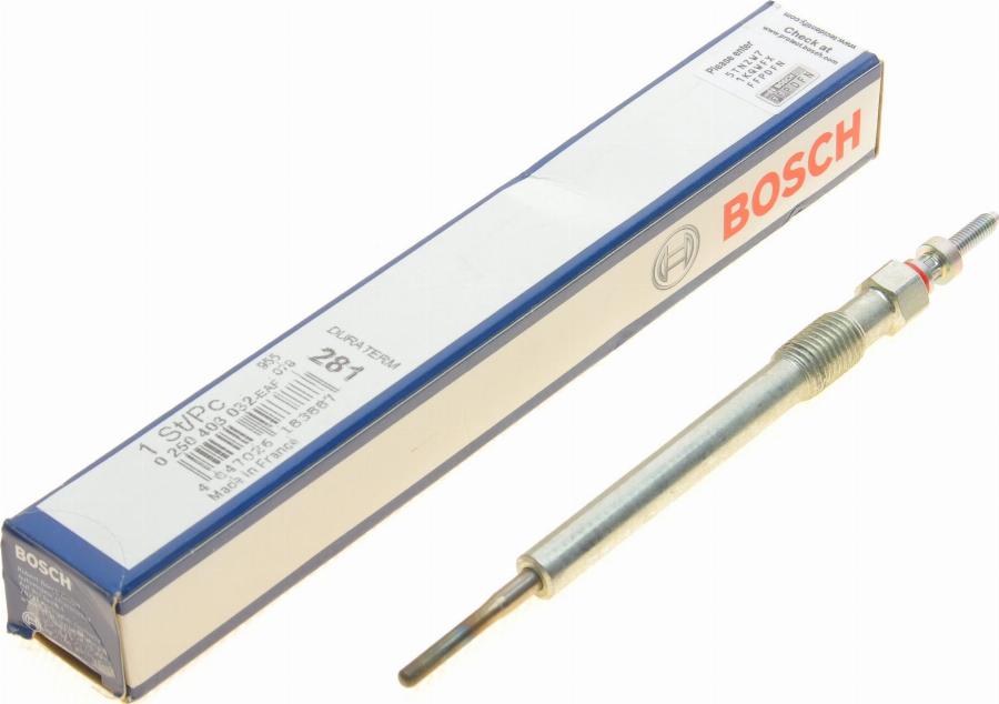 BOSCH 0 250 403 032 - Bujie incandescenta aaoparts.ro