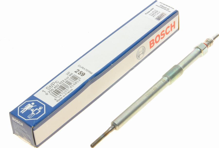 BOSCH 0 250 403 022 - Bujie incandescenta aaoparts.ro