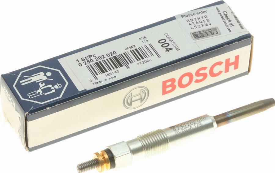 BOSCH 0 250 202 020 - Bujie incandescenta aaoparts.ro