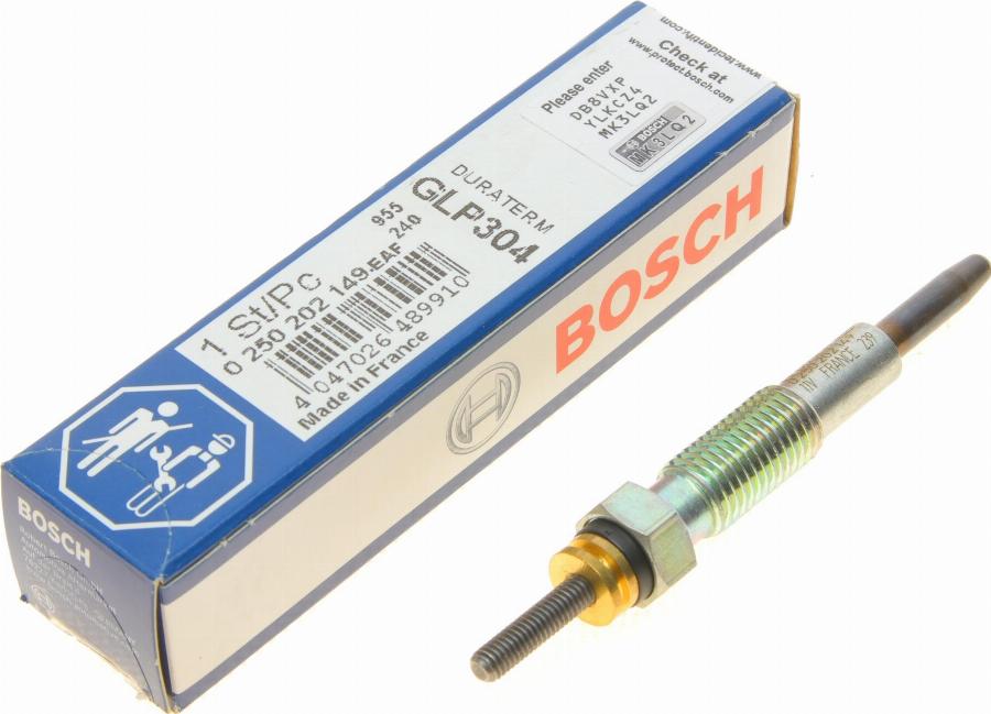 BOSCH 0 250 202 149 - Bujie incandescenta aaoparts.ro