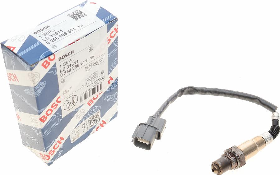 BOSCH 0 258 986 611 - Sonda Lambda aaoparts.ro