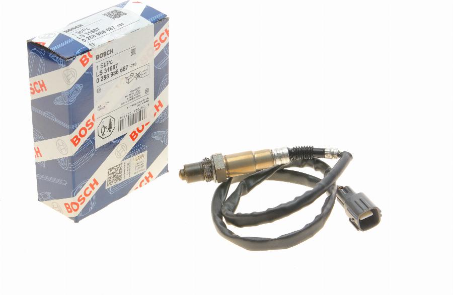 BOSCH 0 258 986 687 - Sonda Lambda aaoparts.ro