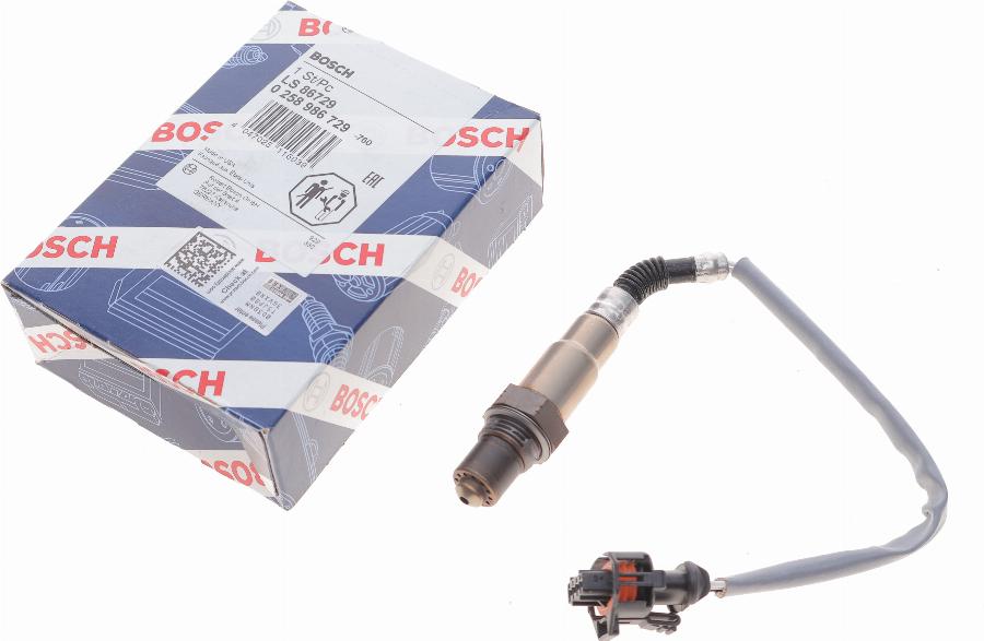 BOSCH 0 258 986 729 - Sonda Lambda aaoparts.ro