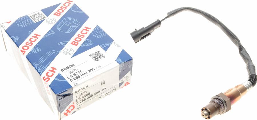 BOSCH 0 258 006 206 - Sonda Lambda aaoparts.ro