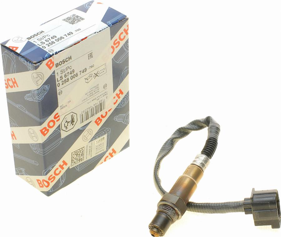 BOSCH 0 258 006 749 - Sonda Lambda aaoparts.ro