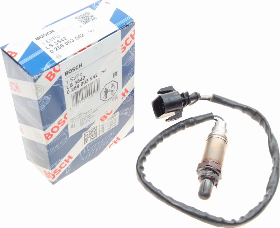 BOSCH 0 258 003 542 - Sonda Lambda aaoparts.ro