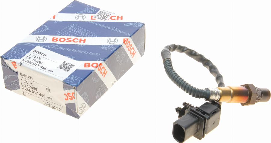 BOSCH 0 258 017 456 - Sonda Lambda aaoparts.ro