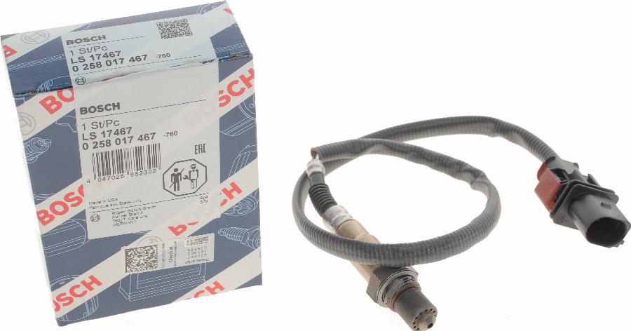 BOSCH 0 258 017 467 - Sonda Lambda aaoparts.ro