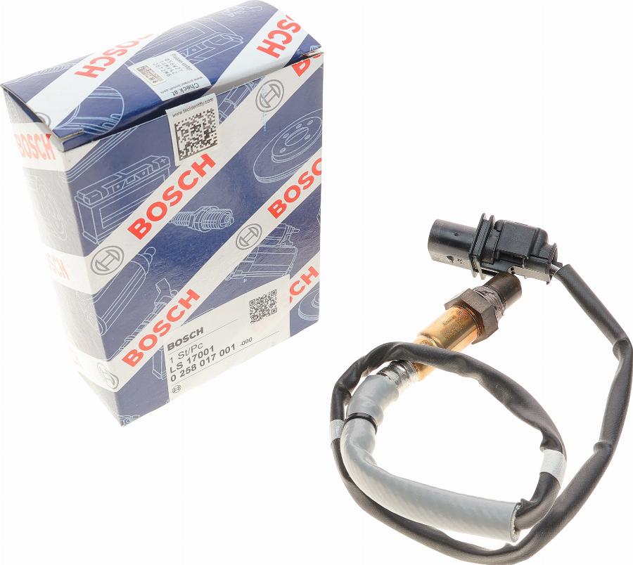 BOSCH 0 258 017 001 - Sonda Lambda aaoparts.ro