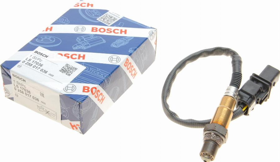 BOSCH 0 258 017 036 - Sonda Lambda aaoparts.ro