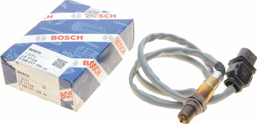 BOSCH 0 258 017 124 - Sonda Lambda aaoparts.ro