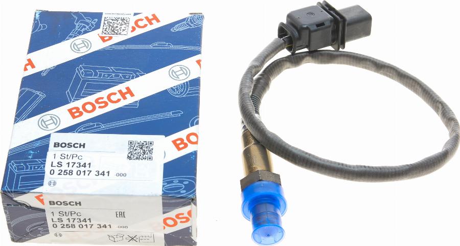 BOSCH 0 258 017 341 - Sonda Lambda aaoparts.ro