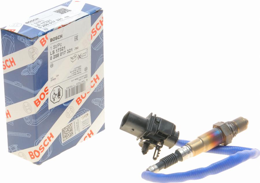 BOSCH 0 258 017 321 - Sonda Lambda aaoparts.ro