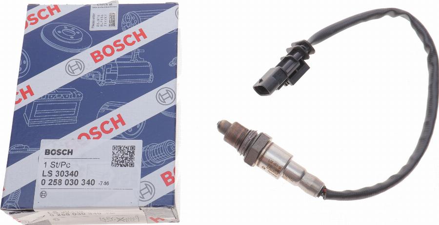 BOSCH 0 258 030 340 - Sonda Lambda aaoparts.ro