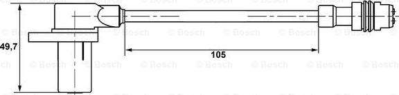 BOSCH 0 265 006 344 - Senzor,turatie roata aaoparts.ro