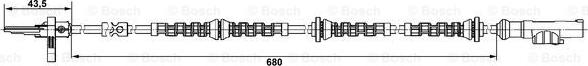 BOSCH 0 265 008 005 - Senzor,turatie roata aaoparts.ro