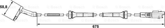 BOSCH 0 265 007 423 - Senzor,turatie roata aaoparts.ro