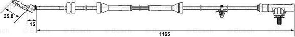 BOSCH 0 265 007 537 - Senzor,turatie roata aaoparts.ro