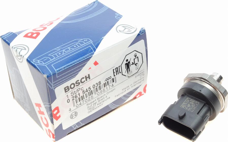 BOSCH 0 261 545 038 - Senzor, presiune combustibil aaoparts.ro